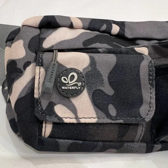 WATERFLY Fanny Pack for Women Men Water Resistant Belt Bag 4 Pockets - Picture 10 of 13